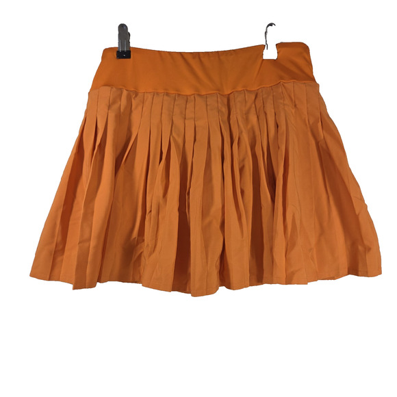 Unknown Pants - Skirt Size Large Womens Orange Athletic Gym Training Skirts Athleisure Workout